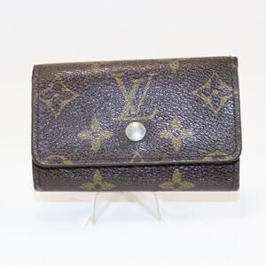 Louis Vuitton Monogram 6-Ring Key Holder Restored Classic Made in France
